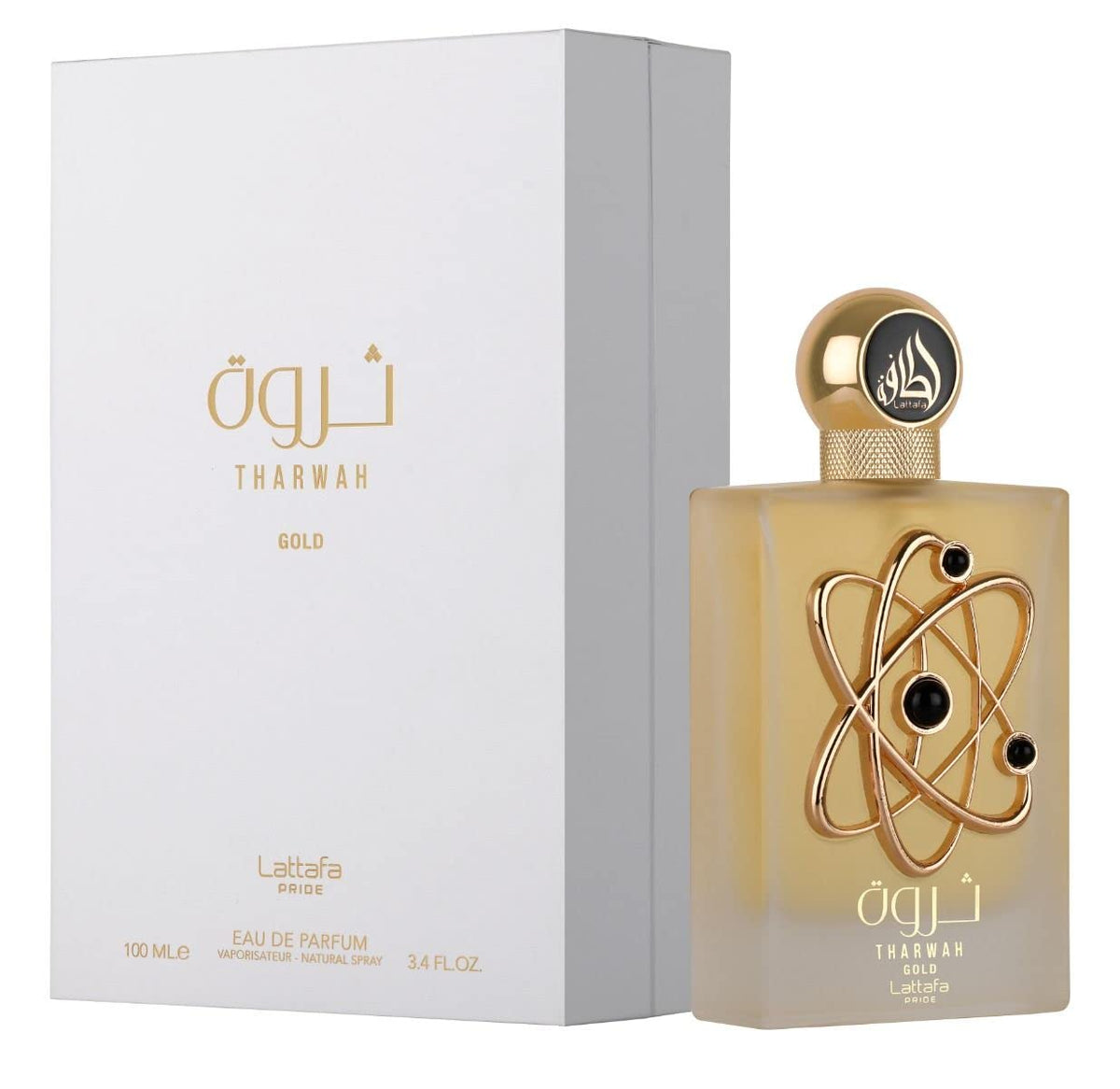 Tharwah Gold by Lattafa Eau De Parfum Spray 3.4 oz – Perfume Plus